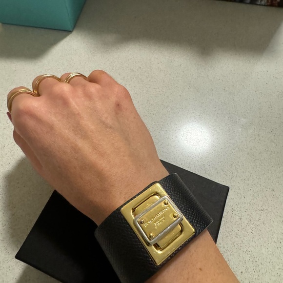 Dolce & Gabbana Leather Lock Bracelet - Picture 3 of 12